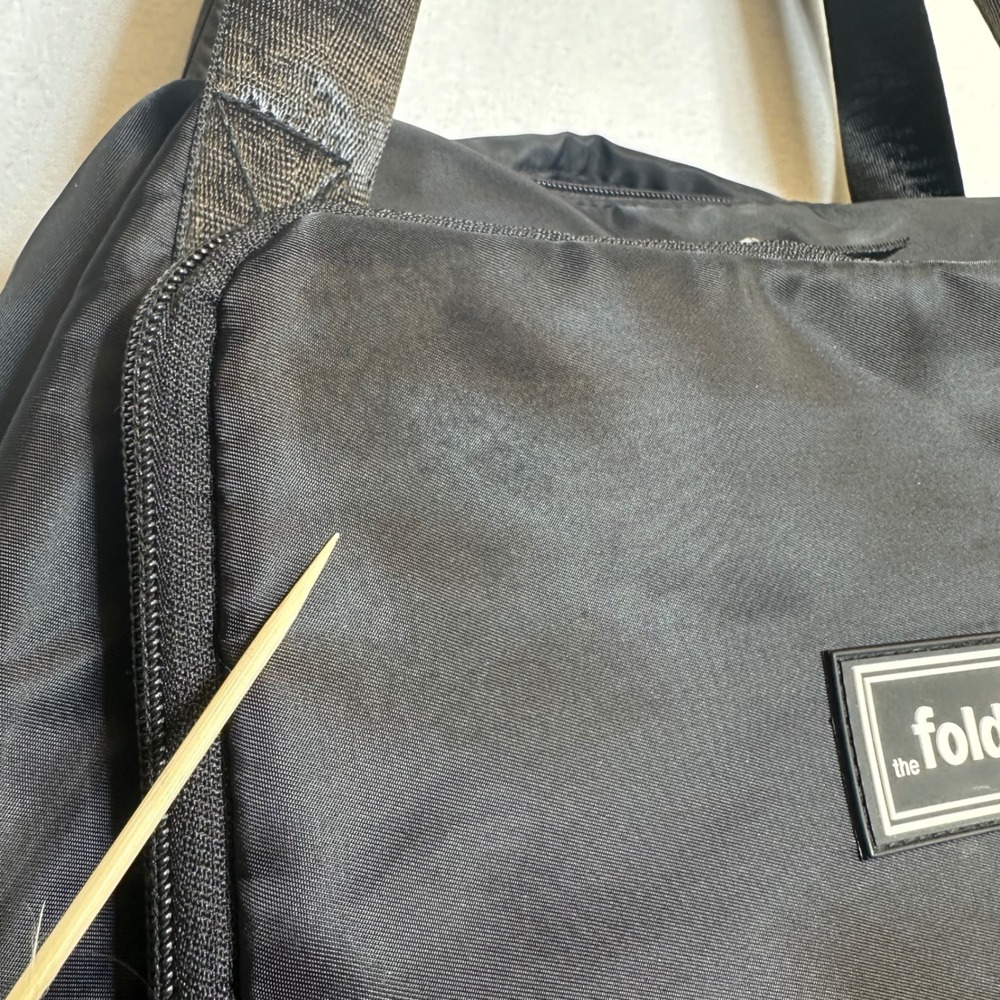 The Foldie Travel Tote Bag Unisex Large Black Expandable Foldable Lightweight - Picture 16 of 16